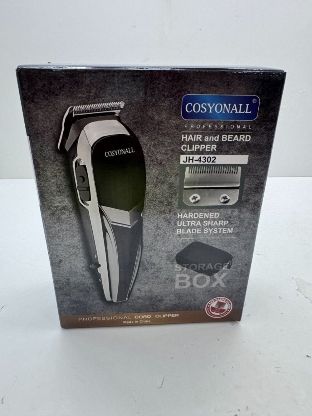 Cosyonall Professional Hair & Beard Clipper JH-4302 With Case & Accessories